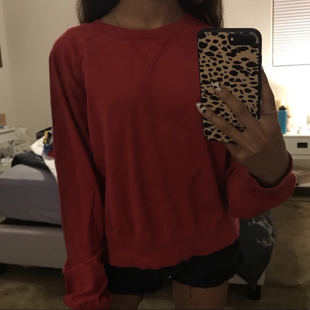 cute red sweater